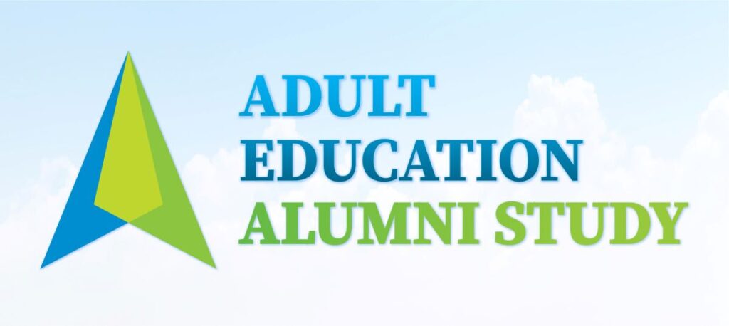 Adult Education Alumni Study with logo