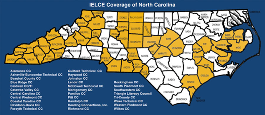 Map of North Carolina