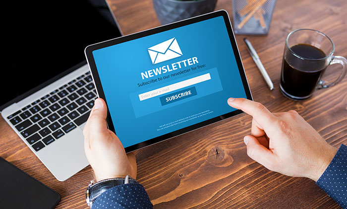 newsletters are available to read online